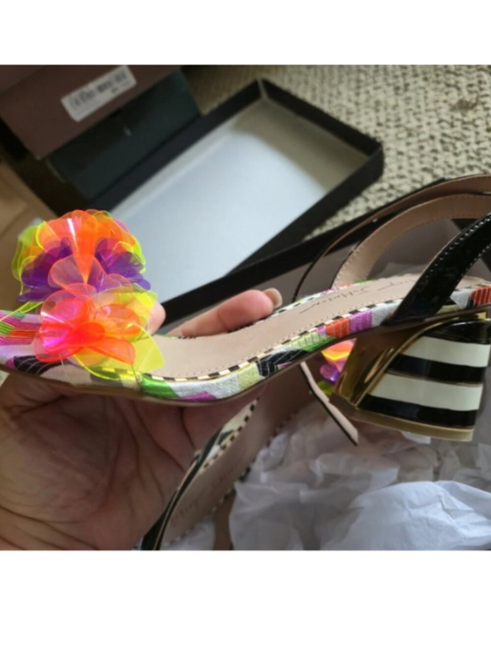 Betsey Johnson Strappy Heels Size 7M - Picture 3 of 5